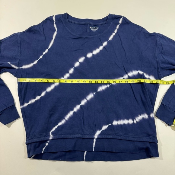 Athleta Sundown Sweatshirt II Eclipse Blue Size Medium - Picture 6 of 6